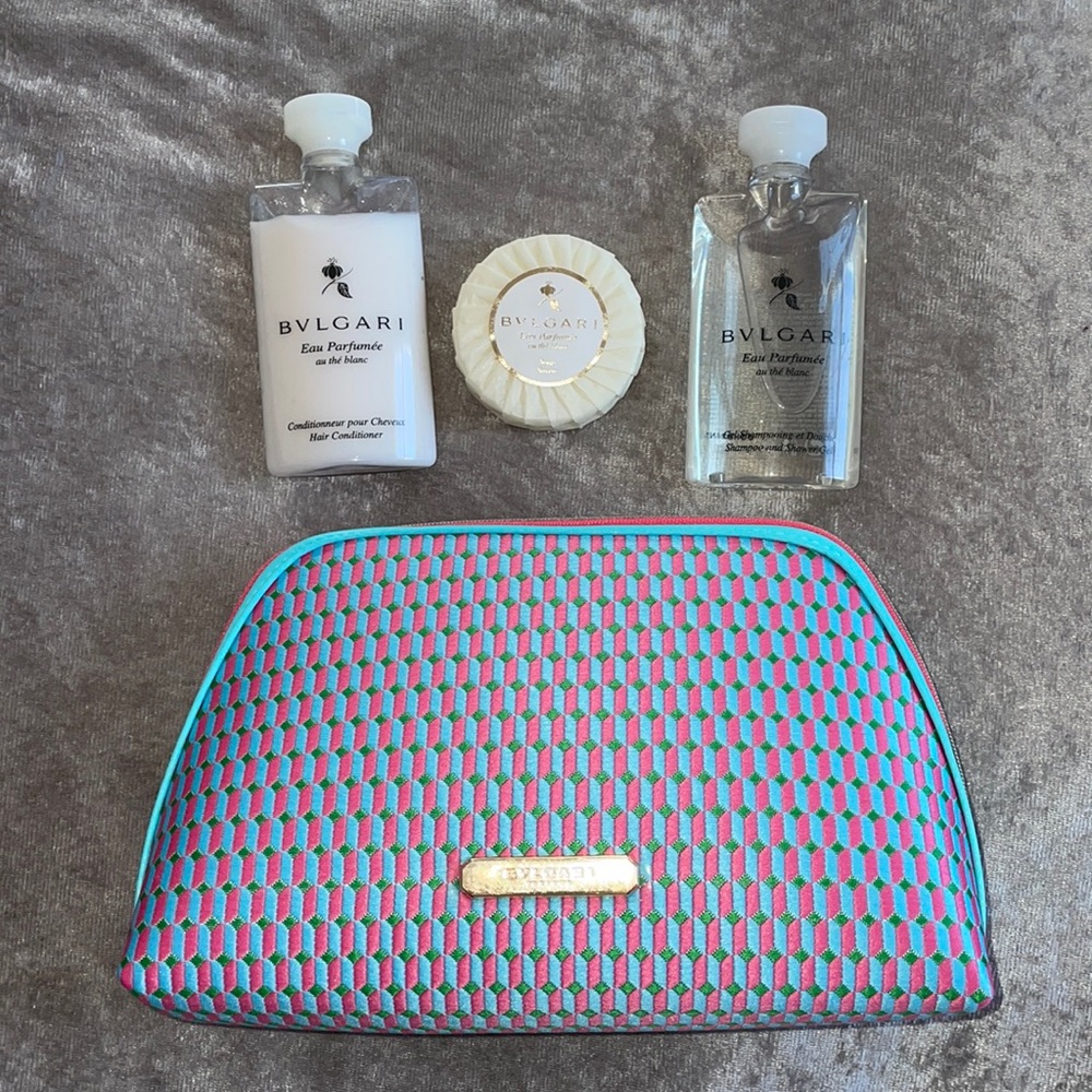 Bvlgari travel set brand new